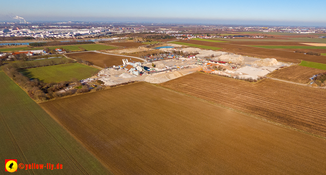 07.02.2023 - Luftbilder von dem Quetschwerk in Gronsdorf bei Haar